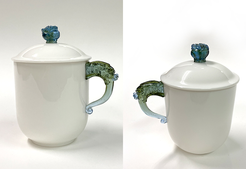 大凍玉蓋杯(顏色隨機)